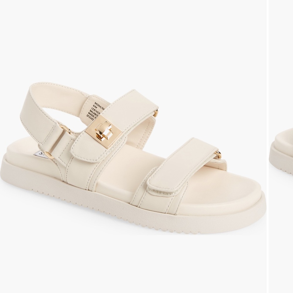 Steve Madden Mona Sandal in Bone 10